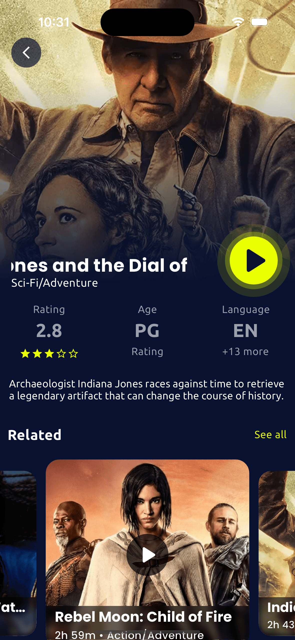 ShowTime app preview