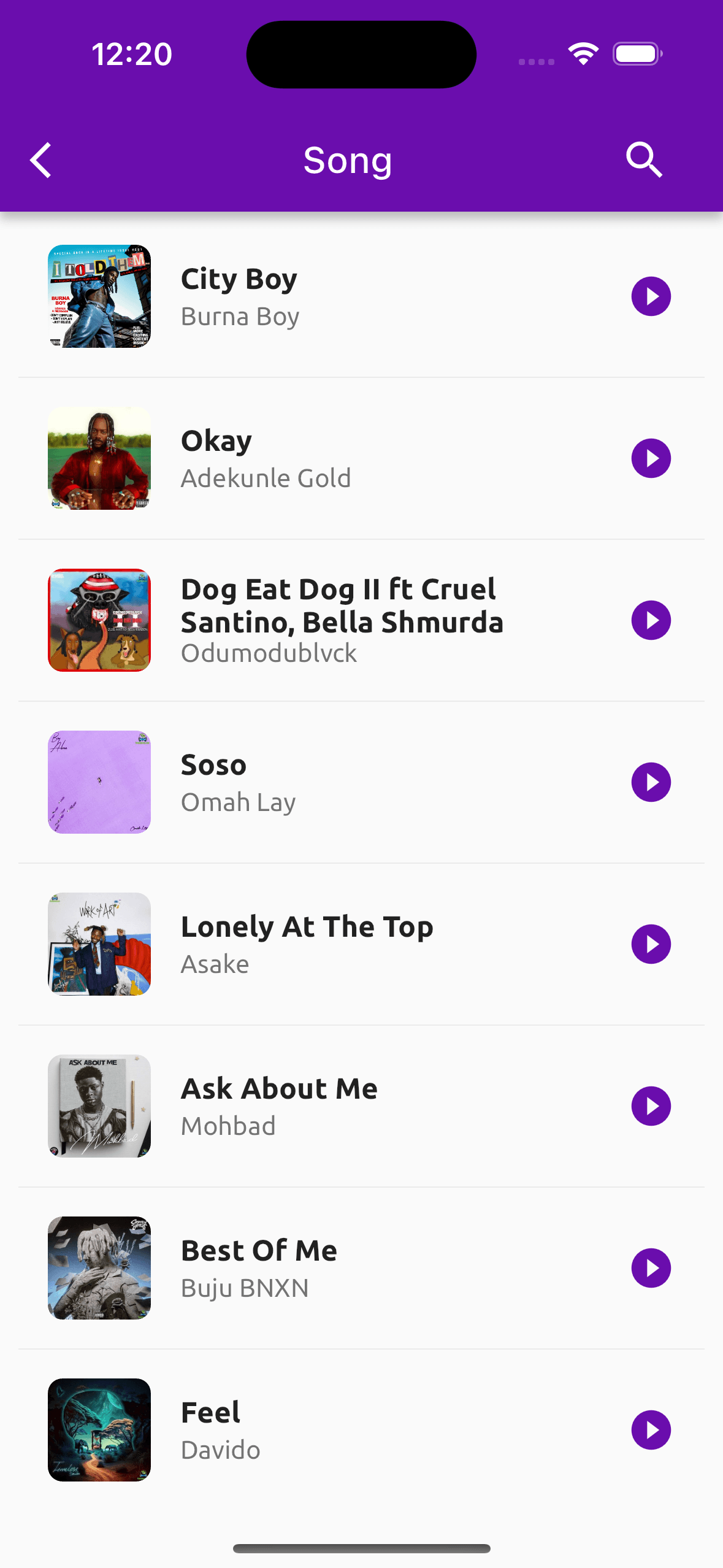 BeBeat app preview