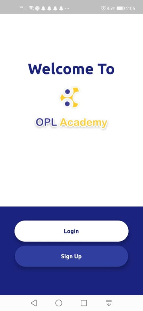 OPL Academy app preview