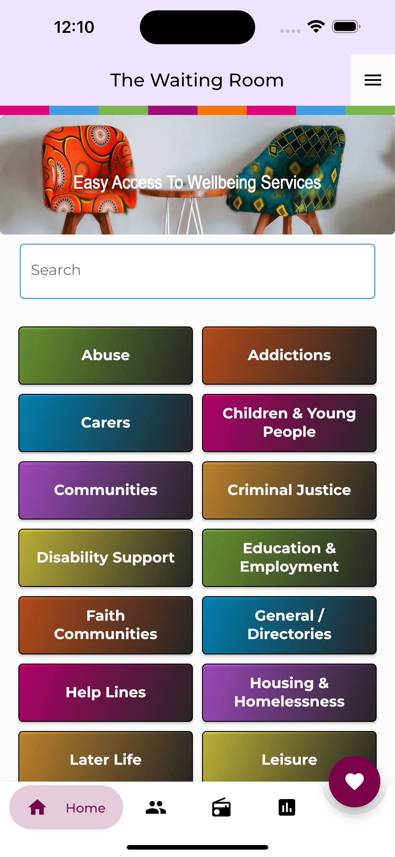The Waiting Room app preview